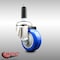 Service Caster 3 Inch 316SS Blue Polyurethane Wheel Swivel 7/8 Inch Expanding Stem Caster SCC-SS316EX20S314-PPUB-BLUE-78 - alternate 2